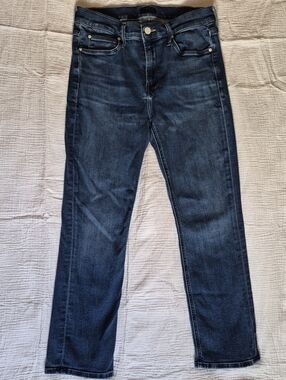 Mother Lil Mother Lil Mid Rise Dazzler Ankle Jeans, Nothing Between Us, Size 28